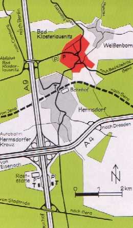 Anfahrtskarte